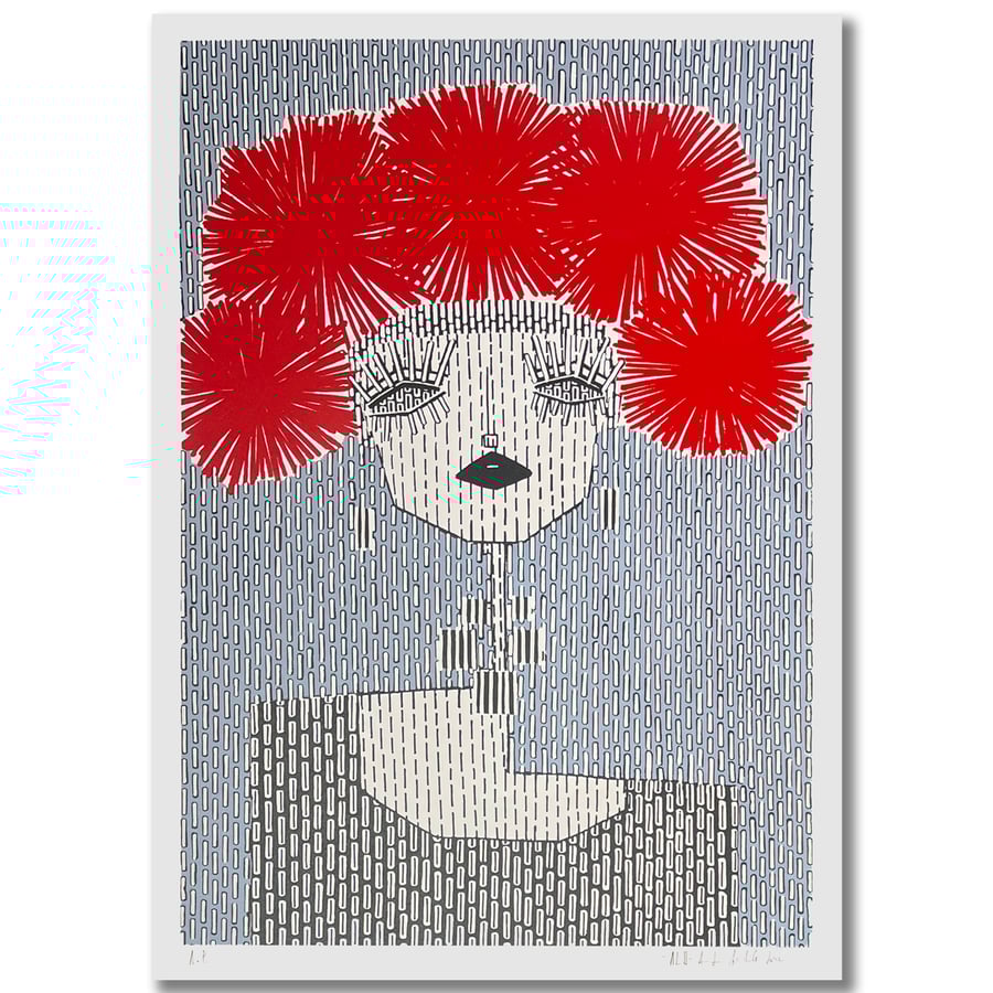 Image of Lady + Flower Crown' by ALO