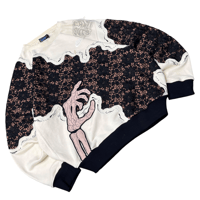 Image 1 of Dark rose pattern ( L )