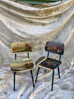 Image of painting chair - still life