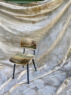 Image of painting chair - landscape