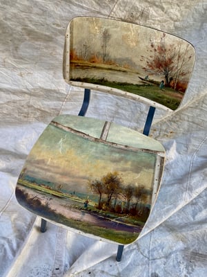 Image of painting chair - landscape