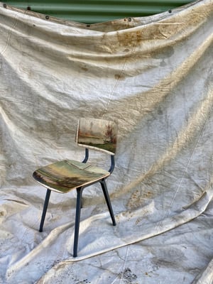 Image of painting chair - landscape