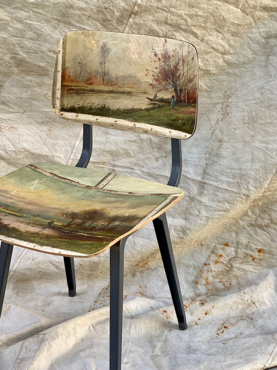 Image of painting chair - landscape