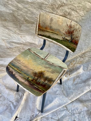 Image of painting chair - landscape