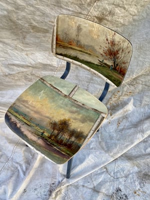 Image of painting chair - landscape