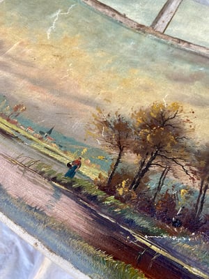 Image of painting chair - landscape