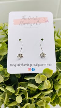 Sterling Silver Flower Earwire