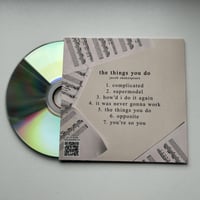Image 2 of the things you do CD [SIGNED]
