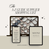 The A-Z Supplier Shopping List