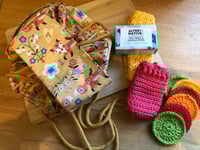 Image 1 of Cotton Cinch Bag