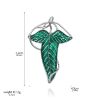 Fellowship Leaf Pin – Symbol of Friendship & Courage