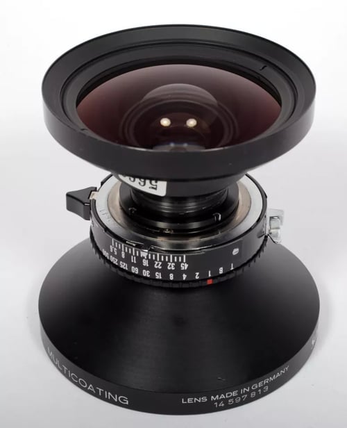 Image of Schneider Super Angulon MC 90mm F5.6 XL-110 Lens in Copal #0 Shutter #5663