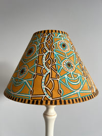 Image 2 of "Francis" - Hand Painted Fabric Table Lamp Shade