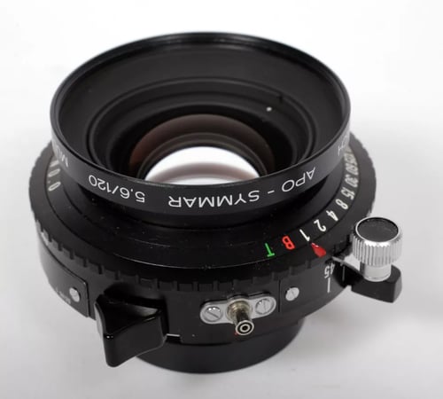 Image of Schneider Apo-Symmar MC 120mm F5.6 Lens in Copal #1 Shutter #5664