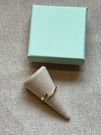 Image 3 of Stainless Steel Adjustable Ring Simple Classic Gold