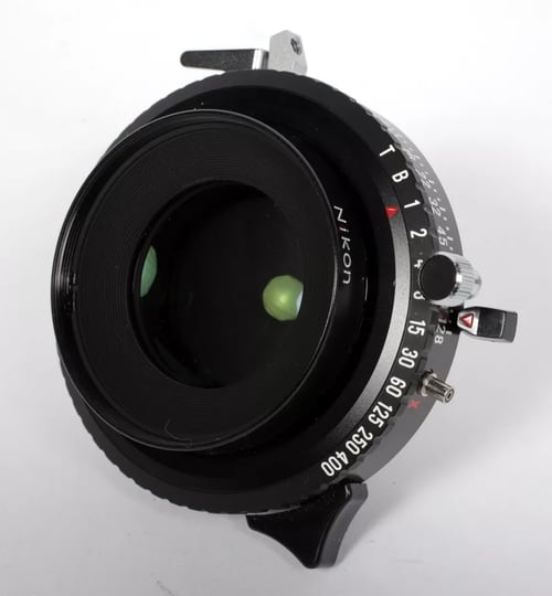 Image of Nikon Nikkor M 300mm F9 lens in Copal #1 shutter #5665 (696)