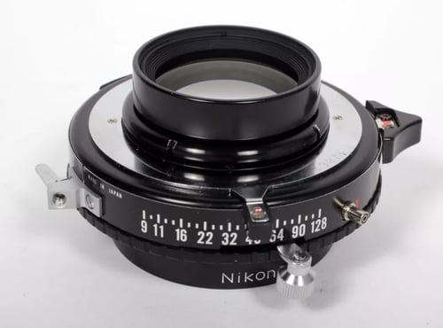 Image of Nikon Nikkor M 300mm F9 lens in Copal #1 shutter #5665 (696)