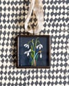 Snowdrops ~ original collage in locket