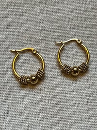 Image 1 of Stainless Steel Earrings Hoops