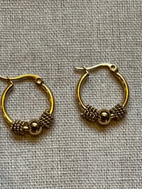 Image 2 of Stainless Steel Earrings Hoops