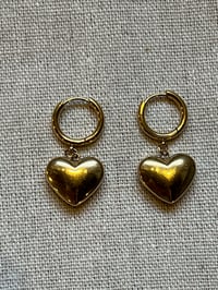 Image 1 of Stainless Steel Earrings Hearts 