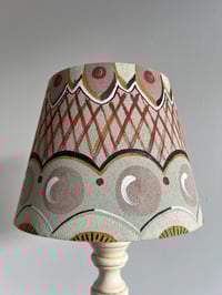 Image 2 of "Trellis" - Hand Painted Patterned Table Lamp Shade