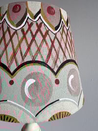 Image 4 of "Trellis" - Hand Painted Patterned Table Lamp Shade