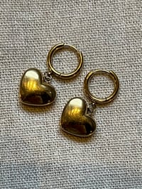 Image 2 of Stainless Steel Earrings Hearts 