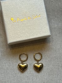 Image 3 of Stainless Steel Earrings Hearts 