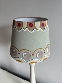 Image 5 of "Firle" - Hand Painted Fabric Table Lamp Shade