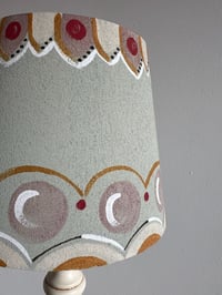 Image 2 of "Firle" - Hand Painted Fabric Table Lamp Shade