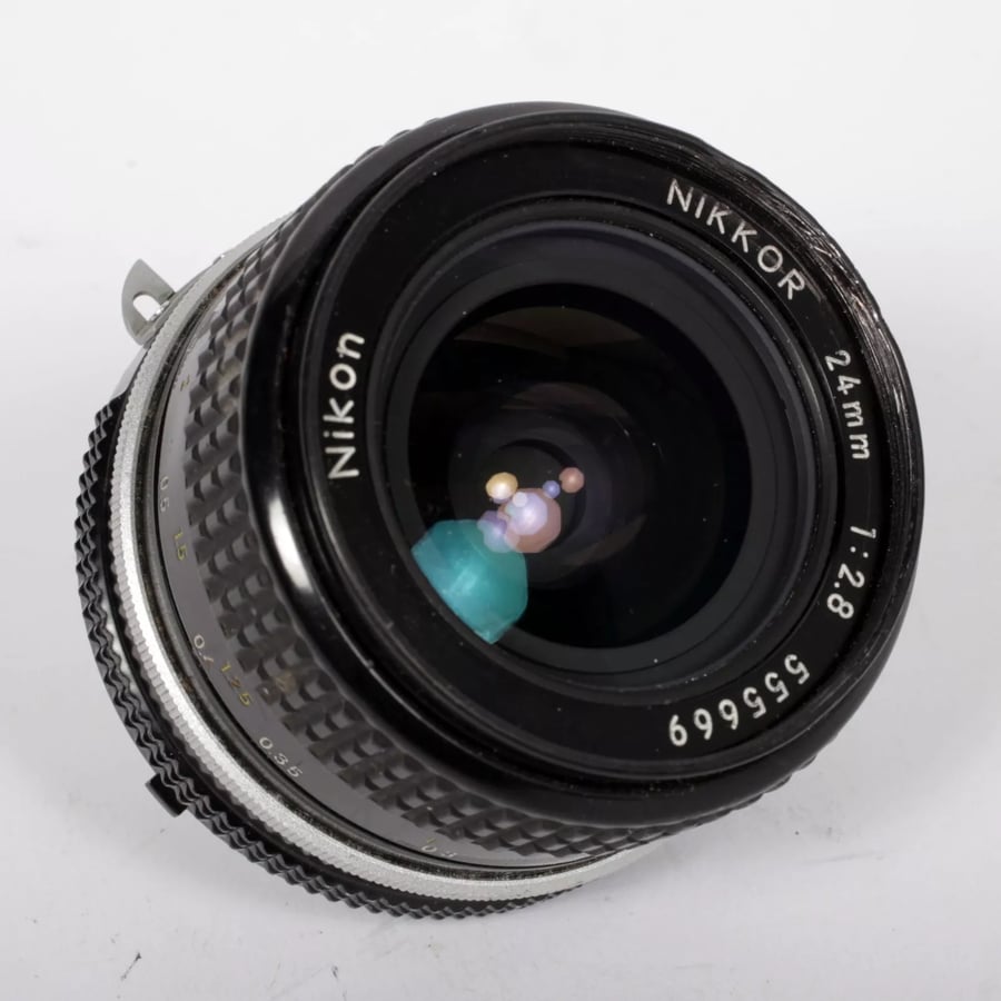 Image of Nikon NIKKOR 24mm F2.8 AI-s lens for aIl F mount cameras #5678