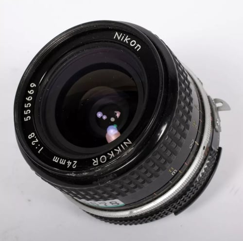 Image of Nikon NIKKOR 24mm F2.8 AI-s lens for aIl F mount cameras #5678