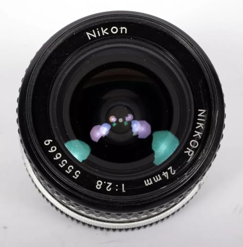 Image of Nikon NIKKOR 24mm F2.8 AI-s lens for aIl F mount cameras #5678