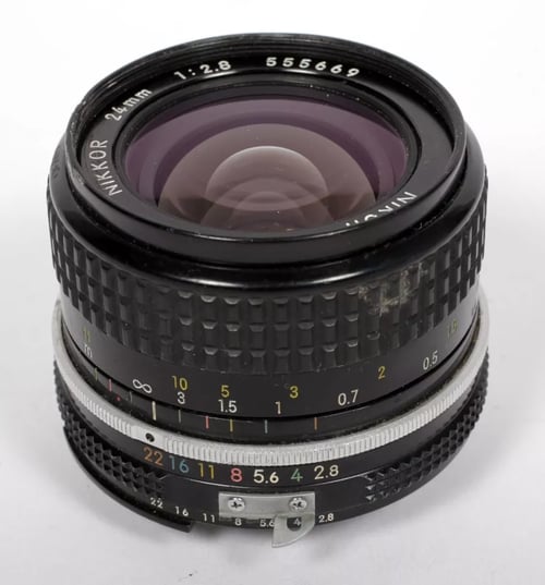 Image of Nikon NIKKOR 24mm F2.8 AI-s lens for aIl F mount cameras #5678