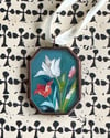 Tulip Trio ~ giclée print in locket