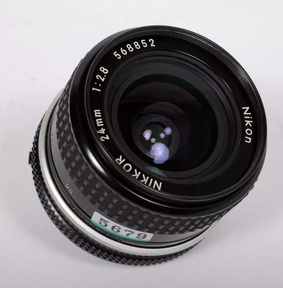 Image of Nikon NIKKOR 24mm F2.8 AI-s lens for aIl F mount cameras #5679