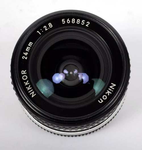 Image of Nikon NIKKOR 24mm F2.8 AI-s lens for aIl F mount cameras #5679