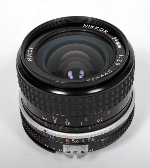 Image of Nikon NIKKOR 24mm F2.8 AI-s lens for aIl F mount cameras #5679