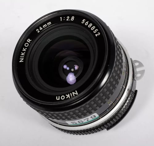 Image of Nikon NIKKOR 24mm F2.8 AI-s lens for aIl F mount cameras #5679