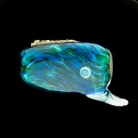 Image 2 of XXXL. Sirius - Humpback Whale - Flamework Glass Sculpture