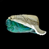 Image 1 of XXXL. Regulus - Humpback Whale - Flamework Sculpture