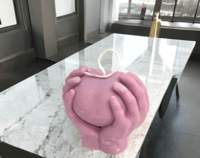 Image 3 of Purple Heart Candle