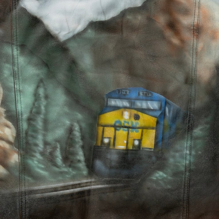 1/1 CSX Leather Bomber Image 3