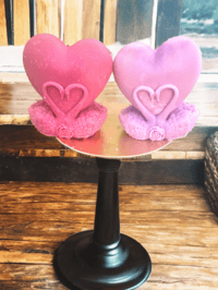 Image 2 of Swan Heart Candle 