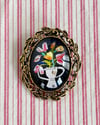 Tulips en trophe brooch / pendant