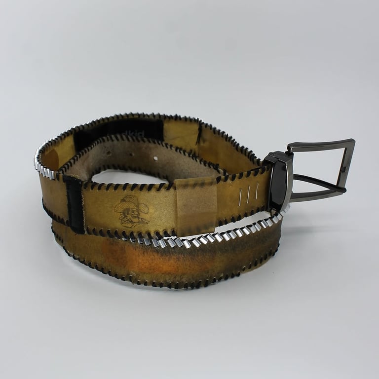 PROTOTYPE: Transparent Leather Jaw Belt Size 31-34 Image 2