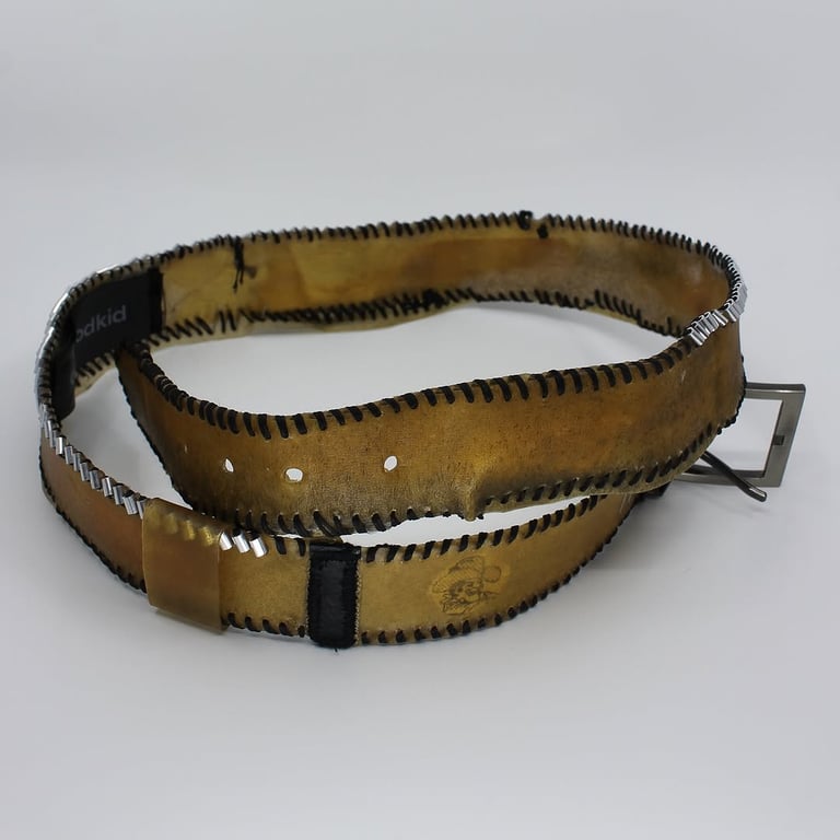 PROTOTYPE: Transparent Leather Jaw Belt Size 31-34 Image 5