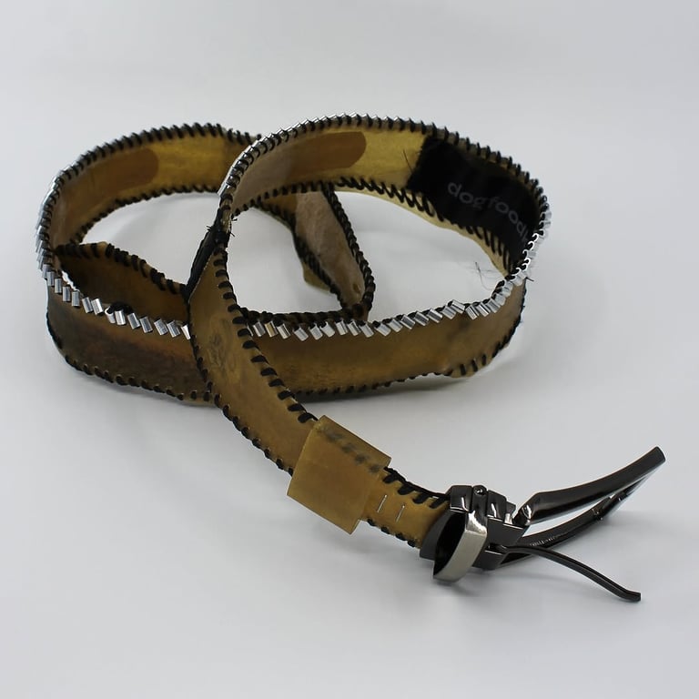 PROTOTYPE: Transparent Leather Jaw Belt Size 31-34 Image 4