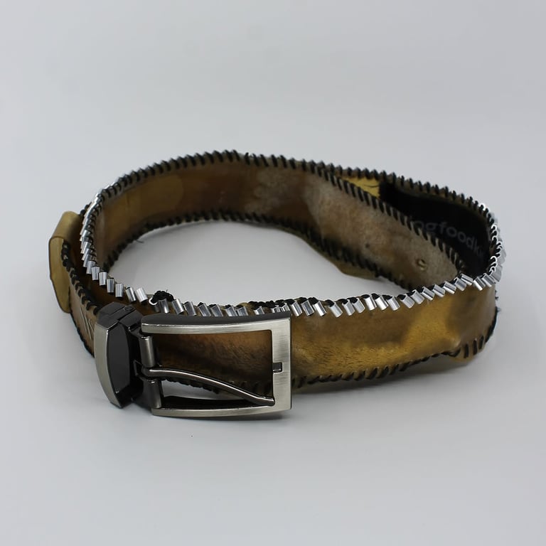PROTOTYPE: Transparent Leather Jaw Belt Size 31-34 Image 3